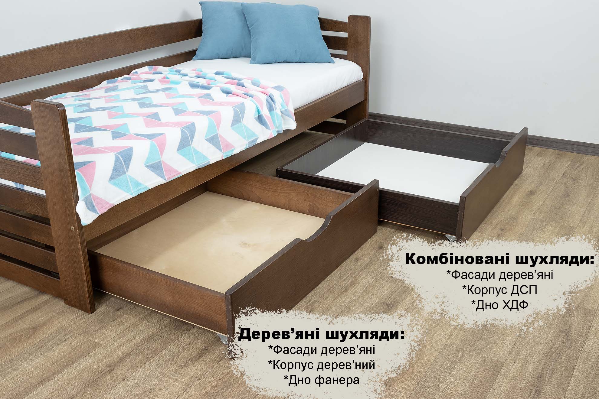 Шухляди комбіновані до ліжок Дрімка - Зображення 5